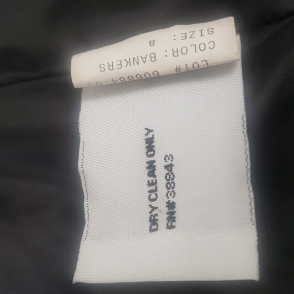 Larry Levine dark charcoal black wool blend car coat, zips snaps Size 8 - Picture 8 of 9